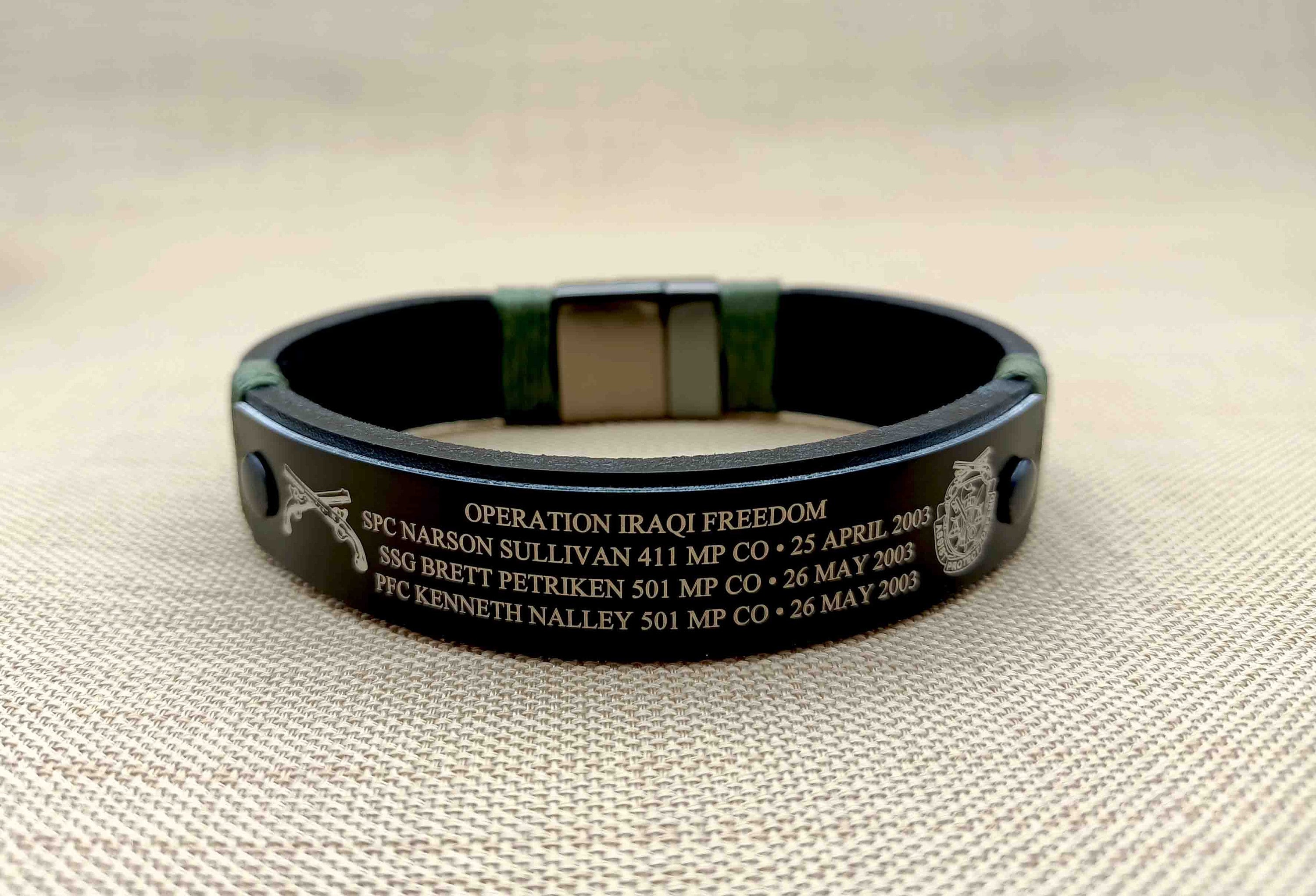 Personalized Military Bracelets