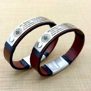 POW MIA Memorial Bracelet / Vietnam War / Korean War / WWII POW MIA Memorial Bracelet / Vietnam War / Korean War / WWII