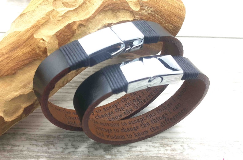 Matching Family Bracelets Leather Anniversary Gift for Her Etsy