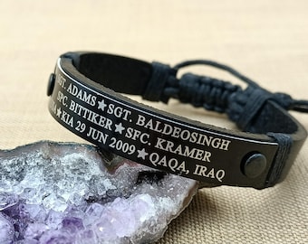 Gepersonaliseerde herdenkingsarmband, condoleancecadeau voor verlies, herdenkingsarmband, in Loving Memory cadeau, aangepaste RIP-armband, condoleancecadeau