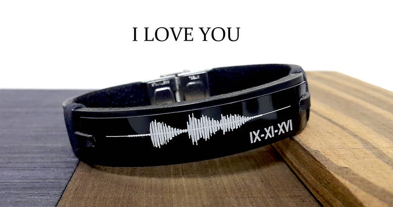 Custom Sound Wave Bracelet