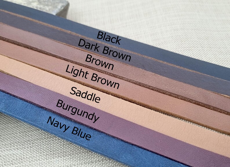 Personalized Copper 7th Anniversary Leather Bracelet - Engraved Keepsake image 6