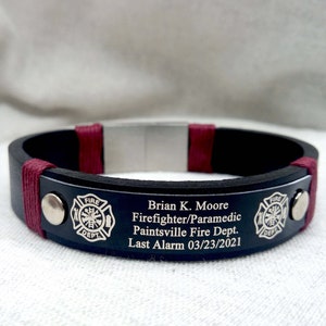 Personalized Military Bracelet, In Loving Memory Remembrance Army Bracelet, KIA Bracelet, Loss of Loved One, Christmas Memorial Gift