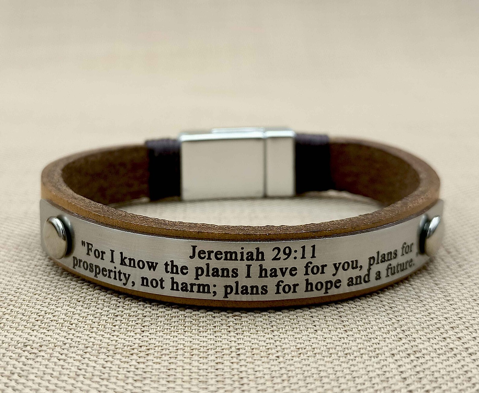 Bible Verse Bracelet Personalized Christian Jewelry Gifts Etsy