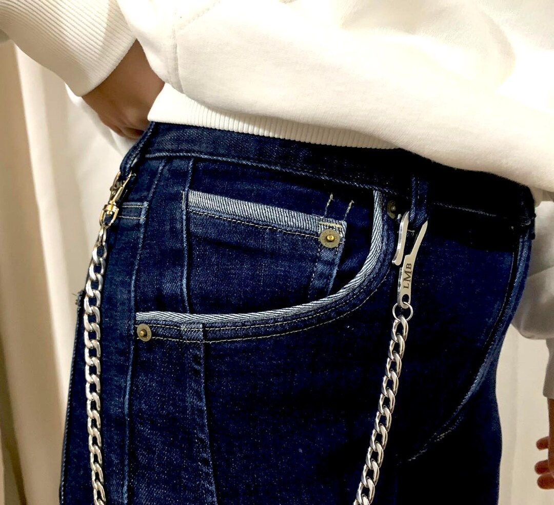 Stainless Steel Wallet Chain Stainless Steel Hook Mens or Etsy