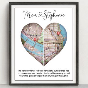 Mothers Day Gift, Personalized Mother Daughter, Mom Gift, Mom Long Distance, Mom Christmas Gift, Daughter Moving Away, Mom Valentines Gift