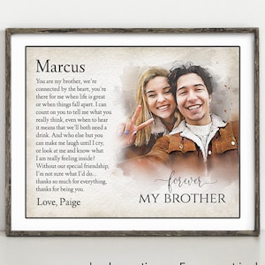 Brother Gift, Brother Christmas Gift, For Brother From Sister, Birthday