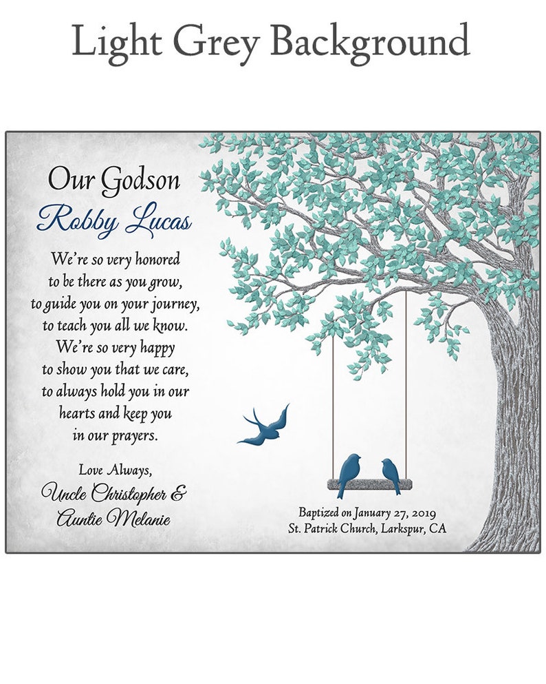Godson Gift Gift for Godson Baptism Gift for Godchild Etsy Canada