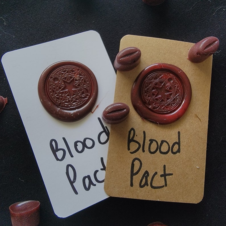 Blood Pact - Last Chance- Discontinued - Sealing Wax Beads - Wax Blood Pact - Last Chance- Discontinued - Sealing Wax Beads - Wax