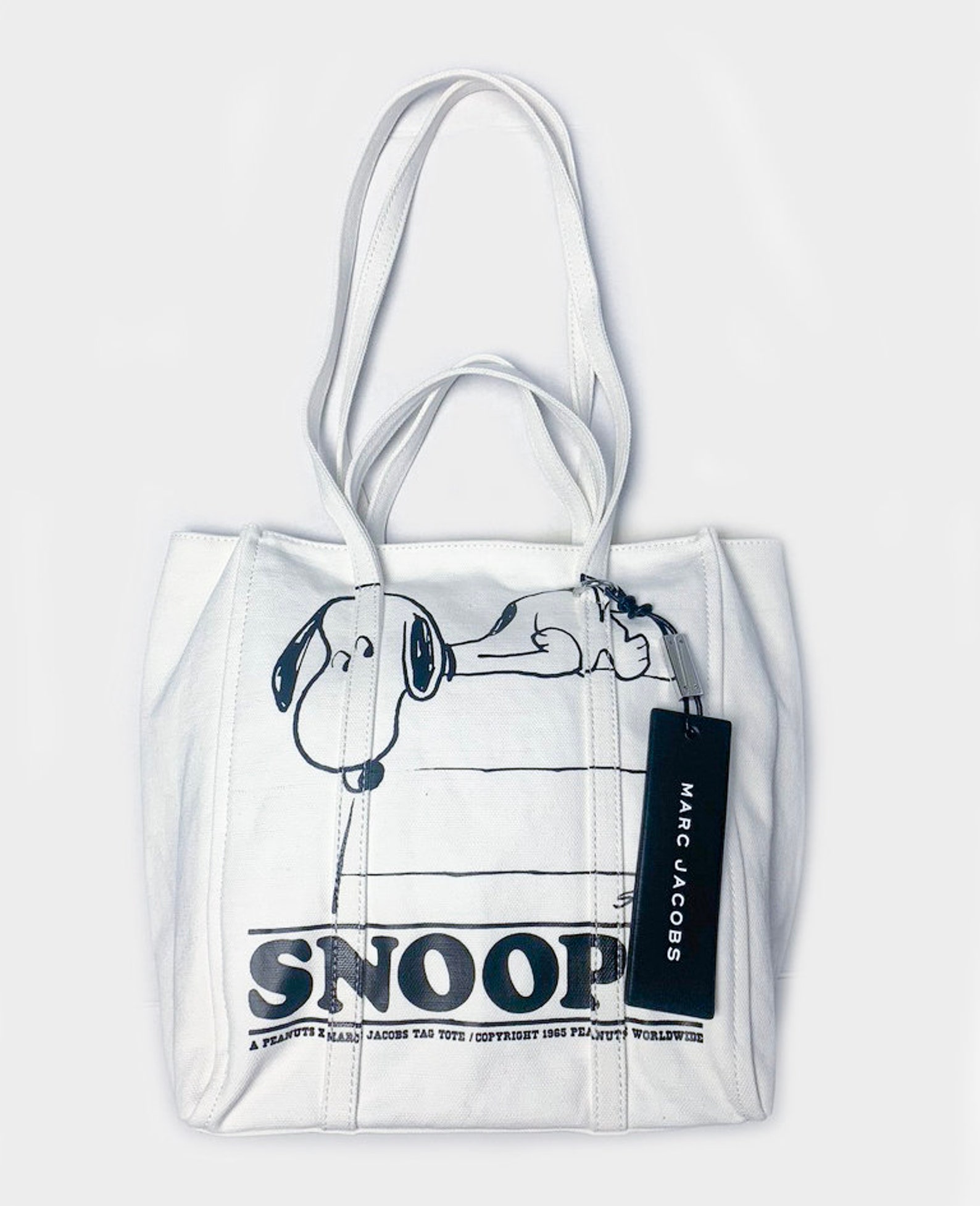 New Marc Jacobs X Peanuts The Tote Bag Snoopy Etsy