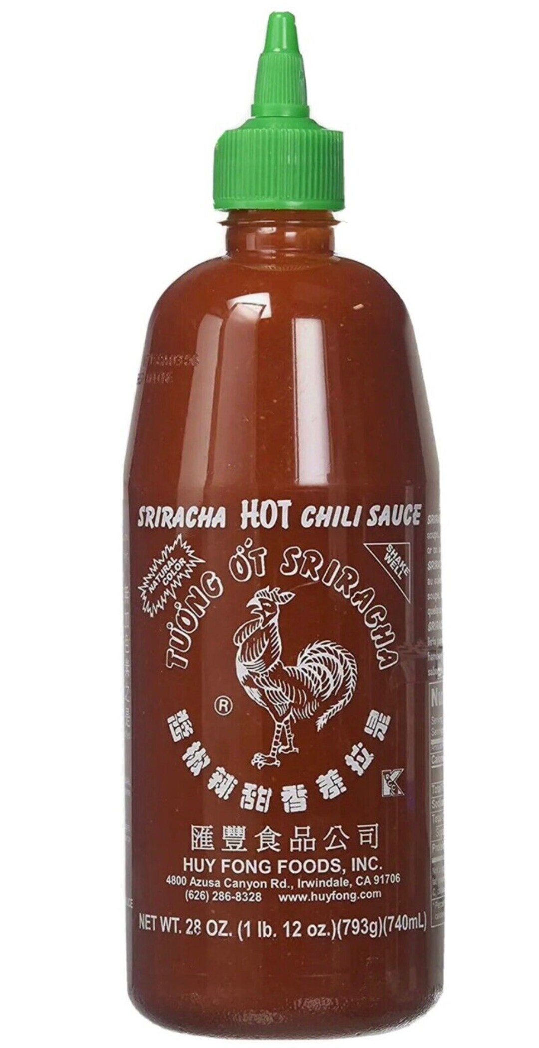 Brand New Huy Fong Sriracha Hot Chili Sauce 28oz. Etsy