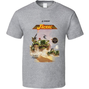 Jackal Nes Box Art Video Game T Shirt