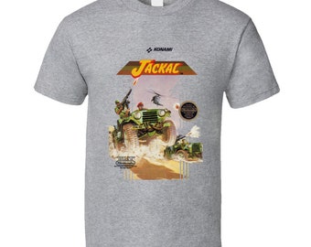 Jackal Nes Box Art Video Game T Shirt