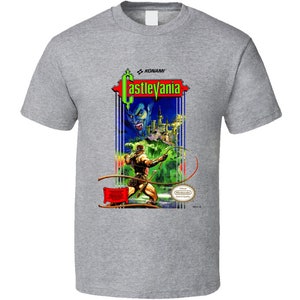 Castlevania Nes Box Art Video Game T Shirt