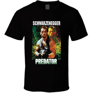Predator Schwarzenegger Action Movie T Shirt