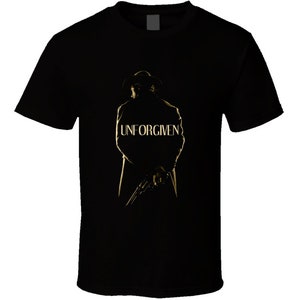 Unforgiven Clint Eastwood Retro Western Movie T Shirt