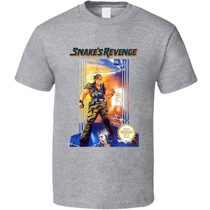 Snake&#39;s Revenge Metal Gear Nes Box Art T Shirt