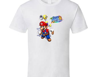 00s SUPER MARIO SUNSHINE tシャツ スーパーマリオ　L 00s SUPER MARIO SUNSHINE tシャツ スーパーマリオ L