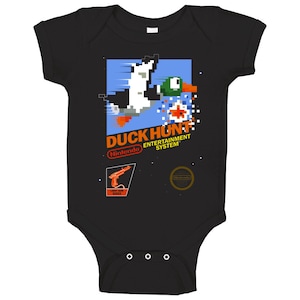 Duck Hunt Retro Nes Box Art Baby One Piece
