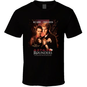 Rounders Movie Poster Art Poker Movie Retro T Shirt