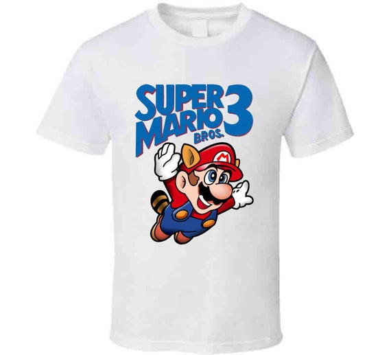 Super Mario Bros. 3 Retro Nes Box Art Video Game T Shirt - Etsy