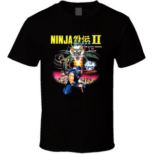 Ninja Gaiden 2 Nes Box Art Retro Video Game T Shirt