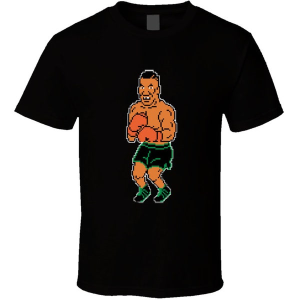 Mike Tyson 8 Bit Mike Tyson's Punch Out Boxing Video Game T Shirt