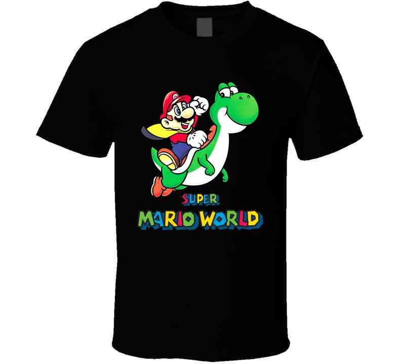 T-shirt Super Mario Gildan Softstyle - Manches Courtes, Multicolore, Unisexe, Neuf Avec étiquette