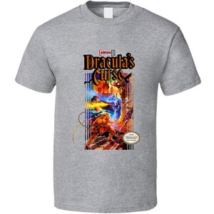 Castlevania 3 Dracula&#39;s Curse Retro Video Game T Shirt