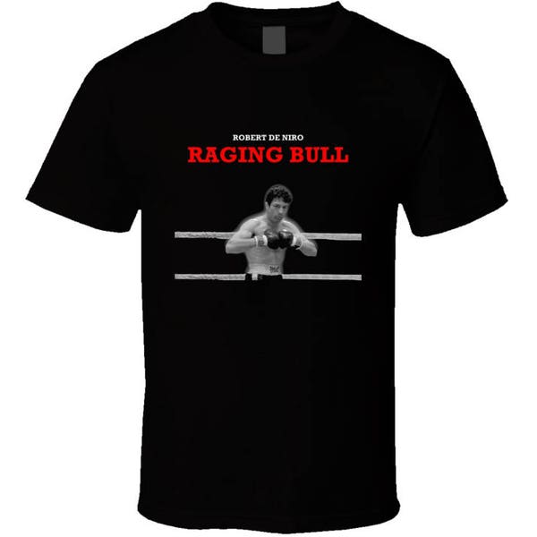 Raging Bull Robert De Niro Retro Movie T Shirt