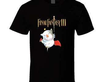 Final Fantasy 3 Retro Video Game T Shirt