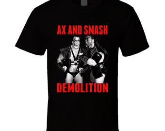 Demolition Ax And Smash Retro Wrestling T Shirt