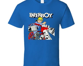 Paperboy Nes Classic Retro Video Game T Shirt