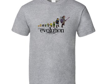 The Evolution Of Link Legend Of Zelda T Shirt