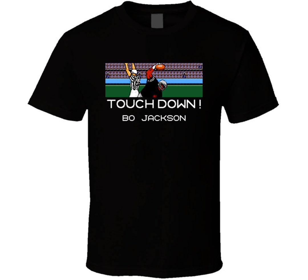 Tecmo Bowl Touchdown Bo Jackson Video Game T Shirt - Etsy