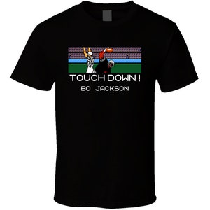 Tecmo Bowl Touchdown Bo Jackson Video Game T Shirt