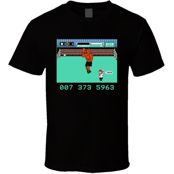 Mike Tyson's Punch-out Retro Video Game Final Code T Shirt