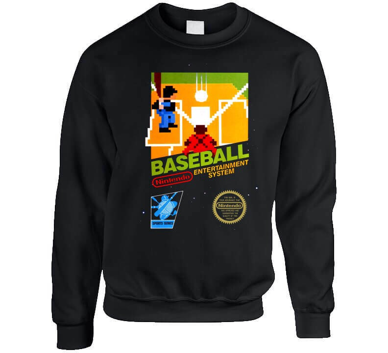 Baseball Nes Black Box Video Game T Shirt - Etsy
