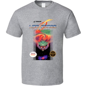 Life Force Nes Box Art Video Game T Shirt
