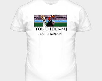 Bo Jackson Tecmo Bowl Nes T Shirt - White