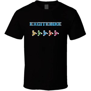 Excitebike Retro Nes Classic Video Game T Shirt