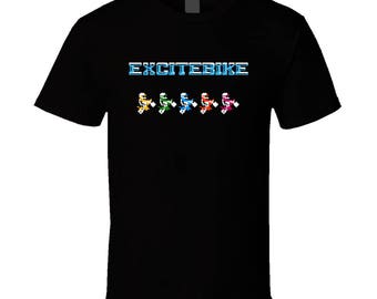 Excitebike Retro Nes Classic Video Game T Shirt