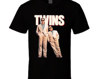 Twins Schwarznegger 80's Comedy Movie T Shirt