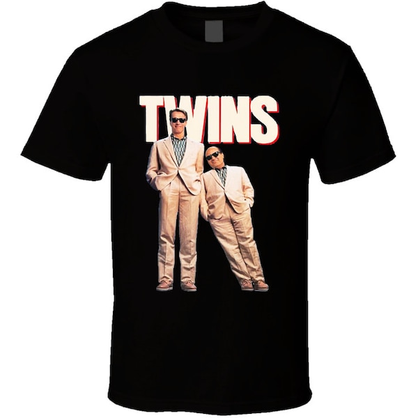 Twins Schwarznegger 80's Comedy Movie T Shirt