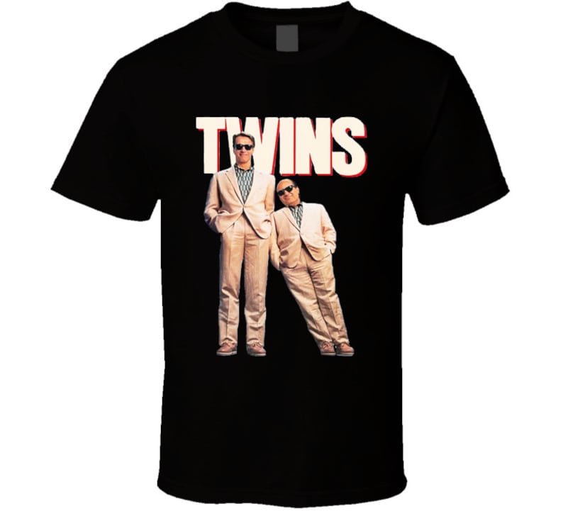 Twins Schwarznegger 80's Comedy Movie T Shirt image 1