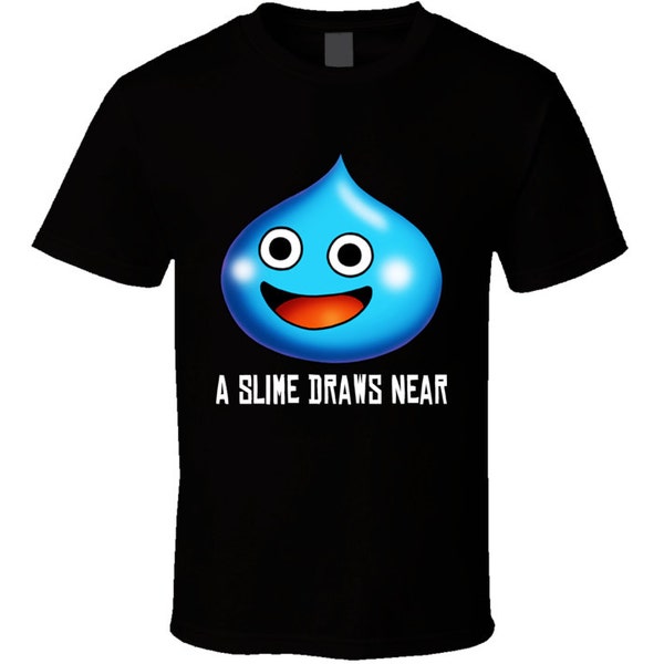 Dragon Quest Slime Game T Shirt - Black