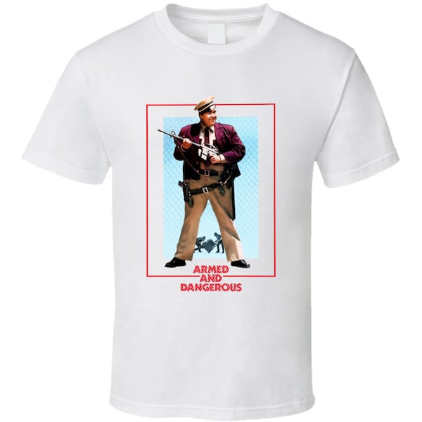 Armed And Dangerous John Candy Retro 80's Comedy T Shirt