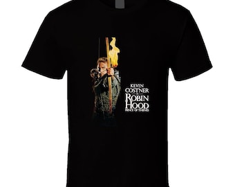 Robin Hood Prince Of Thieves Costner Retro 90's Movie T Shirt