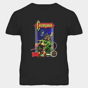 Castlevania Nes Retro Video Game T Shirt