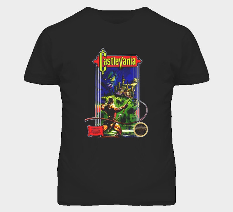 Castlevania Nes Retro Video Game T Shirt Etsy